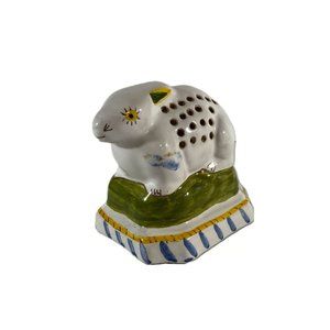 Vintage Bunny Pomander Diffuser Handmade, Hand Painted & Signed-Made in Portugal